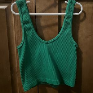 Rock n rags Green tank top one size
